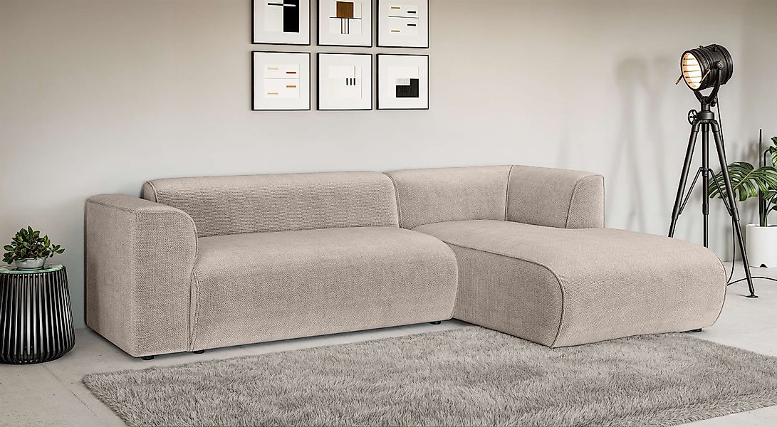 INOSIGN Ecksofa »MERID L-Form (257 cm), zeitlos & stilvolles Design,« Aufwe günstig online kaufen