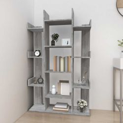 vidaXL Bücherregal Bücherregal Grau Sonoma 86x25,5x140 günstig online kaufen