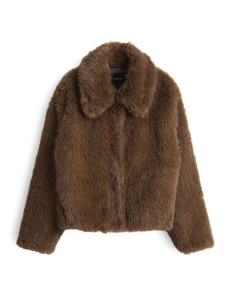 OPUS Winterjacke HAJORA verkürzt in Felloptik günstig online kaufen