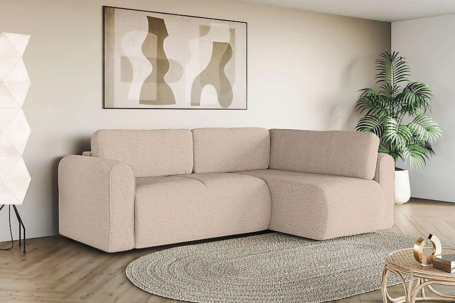 INOSIGN Ecksofa "Zacharia wahlweise Schlafsofa mit Bettkasten, B/T/H 250/16 günstig online kaufen