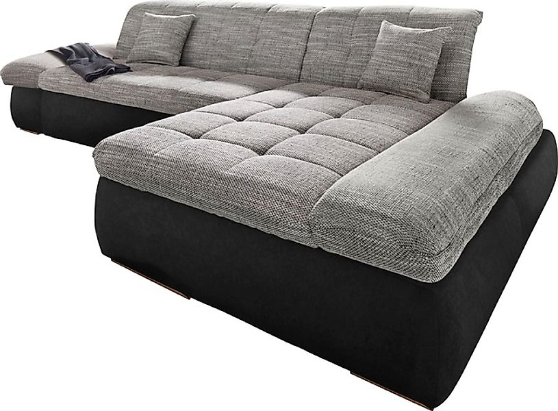 DOMO collection Ecksofa »PB Moric wahlweise mit Bettfunktion + Armteilverst günstig online kaufen