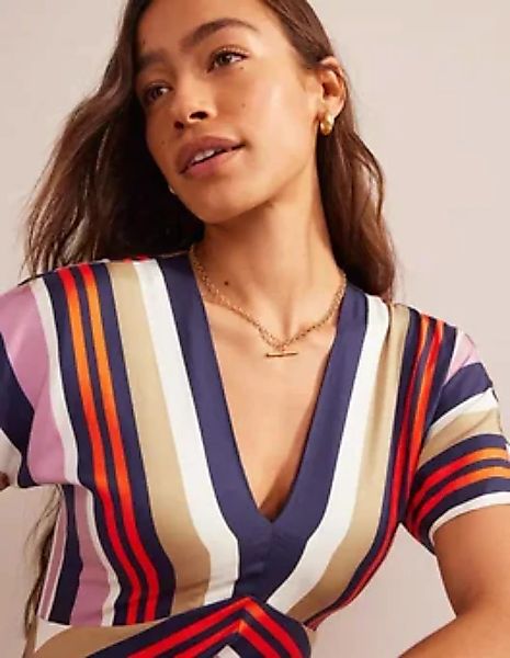 Halskette mit T-Steg Damen Boden, Gold günstig online kaufen
