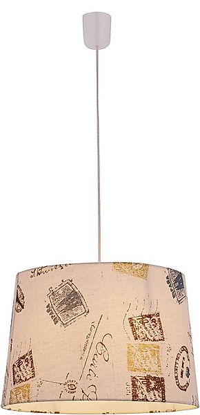 näve Pendelleuchte PRINT, ohne Leuchtmittel, inkl. Pendel l: 120cm, transpa günstig online kaufen