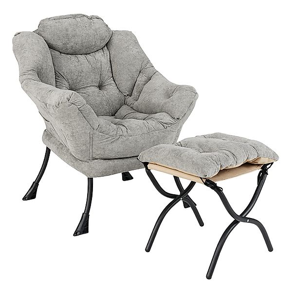 COSTWAY Relaxsessel (2-St), Ohrensessel gepolstert mit günstig online kaufen