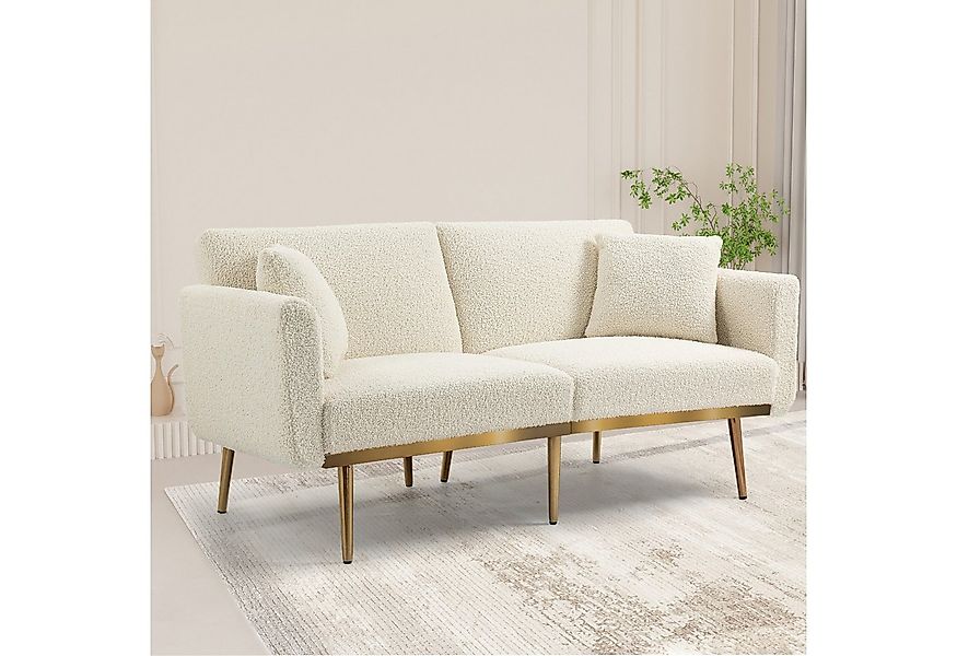 OKWISH Sofa Schlafsofa, Akzentsofa, Loveseat-Sofa mit Metallfüßen, 3-Sitzer günstig online kaufen