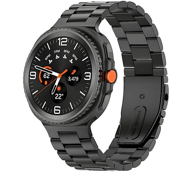SmartUP Smartwatch-Armband für Samsung Galaxy Watch 8 / 8 Classic Metall Ed günstig online kaufen