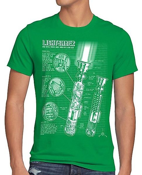 style3 Print-Shirt Herren T-Shirt Laserschwert jedi lichtschwert krieg star günstig online kaufen