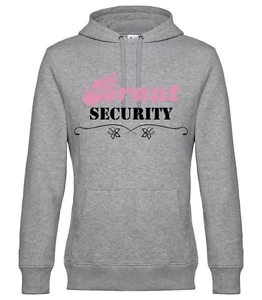 JGA Braut Security Blumen · Unisex Premium Hoodie günstig online kaufen
