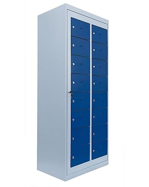 Steelboxx Fächerschrank Verteilerschrank 16 Fächer Postschrank 180x74x50cm günstig online kaufen