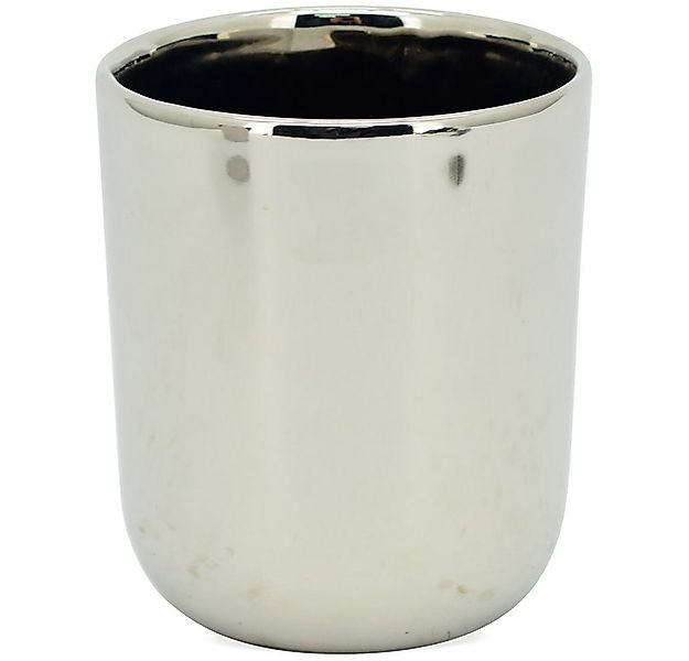 matches21 HOME & HOBBY Blumentopf Übertopf silber glanz rund Ø 11 cm (1 St) günstig online kaufen