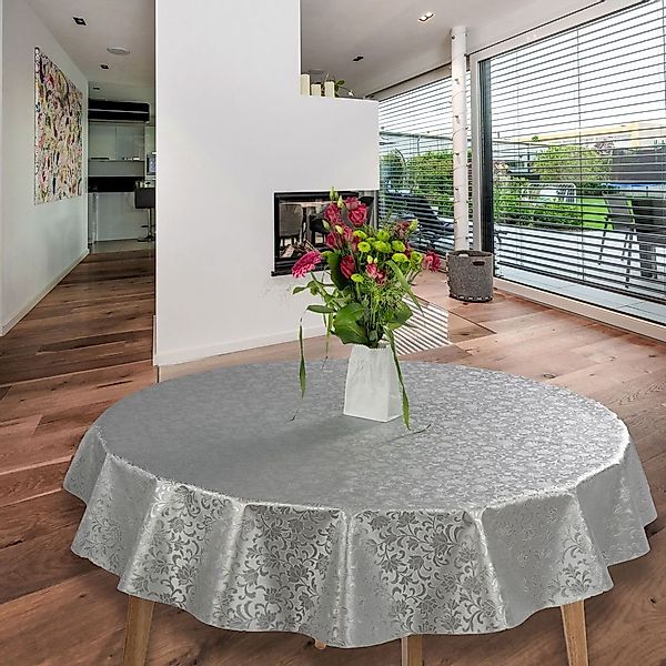 laro Tischdecke Wachstuch-Tischdecken Abwaschbar Relief geprägt günstig online kaufen