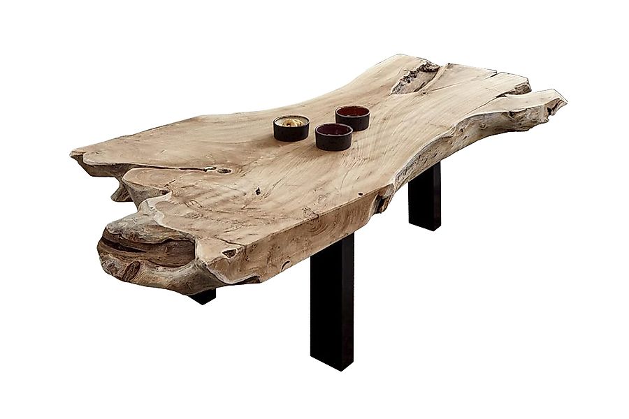 Loreno® Couchtisch Ibiza, Couchtisch Teakholz 110 günstig online kaufen