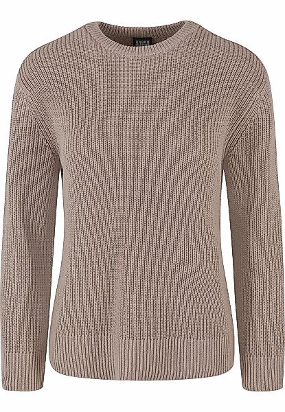 URBAN CLASSICS Fleecepullover "Urban Classics Damen Ladies Rib Knit Sweater günstig online kaufen