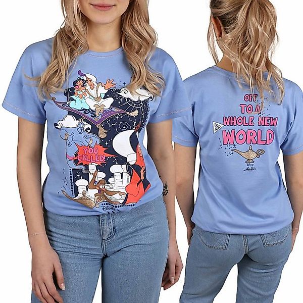 Sarcia.eu T-Shirt Blaues T-Shirt für Damen Aladdin DISNEY XL günstig online kaufen