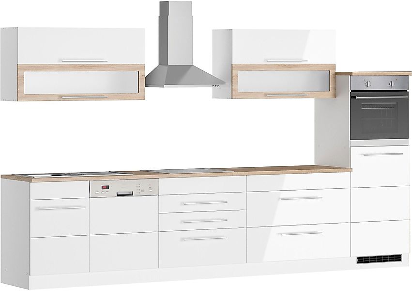 KOCHSTATION Küchenzeile KS-Wien, Breite 350 cm, günstig online kaufen