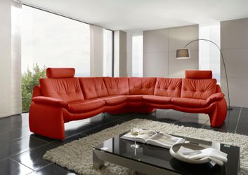 PLACES OF STYLE Ecksofa "Luna L-Form" in einzigartiger Optik günstig online kaufen