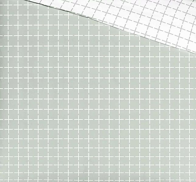 JACK Wendebettwäsche 135x200cm Renforcé Kariert Quadrat günstig online kaufen