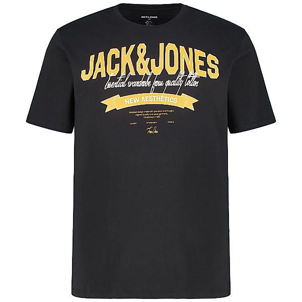 Jack&Jones T-Shirt aus Biobaumwolle Farbe schwarz Größe: 8XL günstig online kaufen