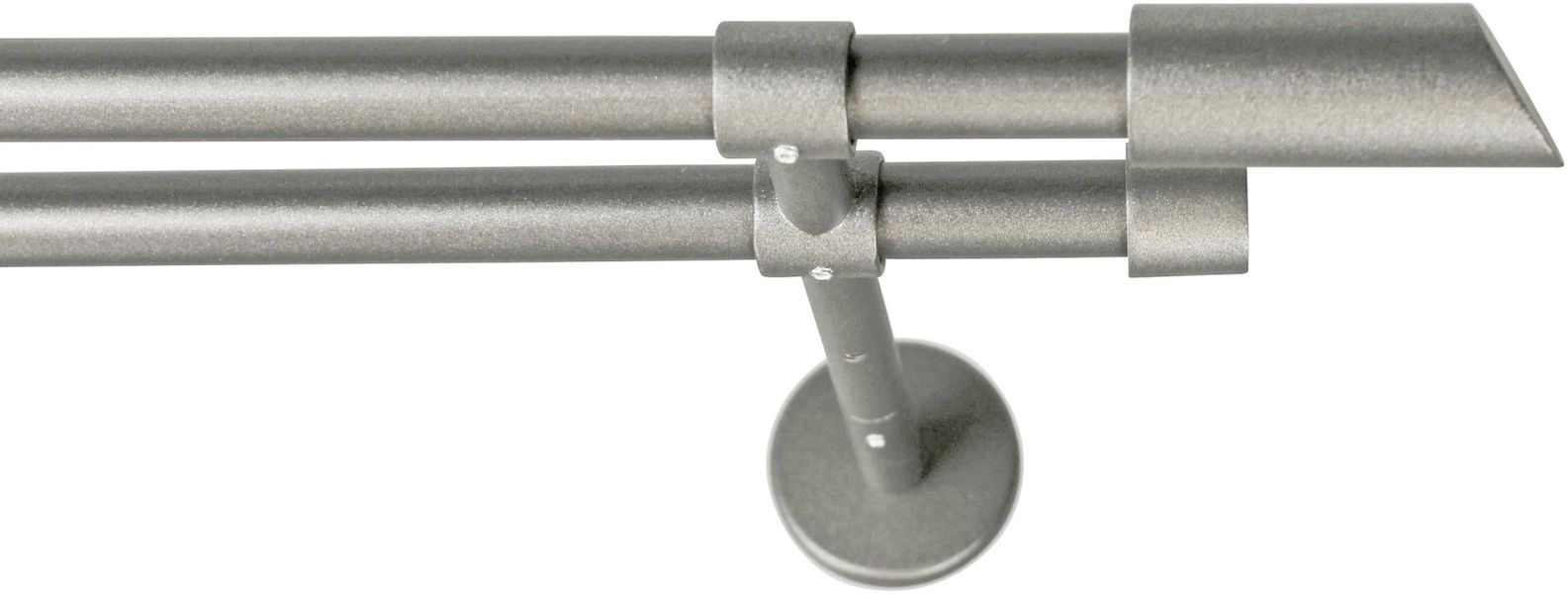 GARESA Gardinenstange "ZYLI" Ø 16 mm 2 läufig-läufig Wunschmaßlänge Vorhang günstig online kaufen