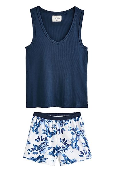 Next Pyjama Geripptes Pyjama-Set mit Top günstig online kaufen