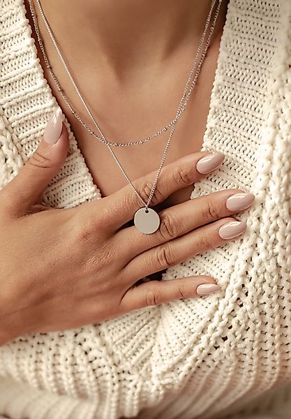 Hey Happiness Collier Layer Kette Kreis günstig online kaufen