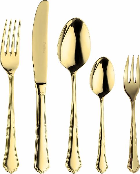 PINTINOX Besteck-Set "Settecento Treasure Gold" Optik Gold PVD Beschichtung günstig online kaufen