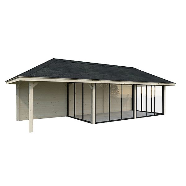 Palmako Pavillon Bianca Set218 Slide Naturbelassen 876 cm x 300 cm FSC® günstig online kaufen