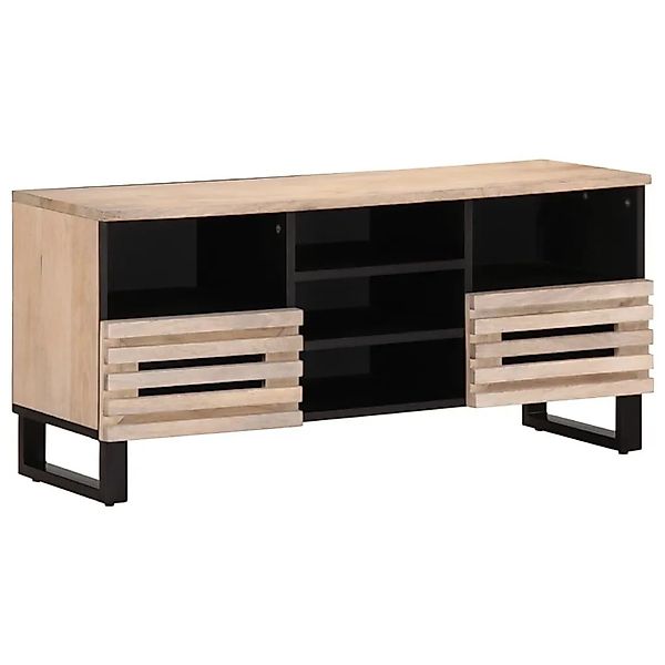 vidaXL TV-Schrank 100x34x46 cm Massivholz Mango 377527 günstig online kaufen