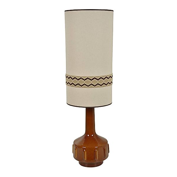 MARKET SET Stehlampe Jimmy, braun/beige, Borte, 121 cm günstig online kaufen