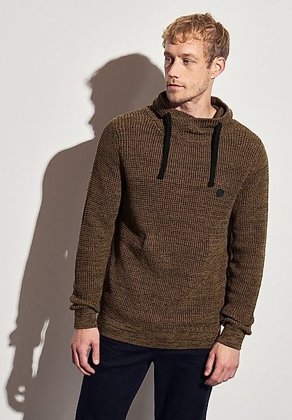 STREET ONE MEN Strickpullover aus reiner Baumwolle günstig online kaufen
