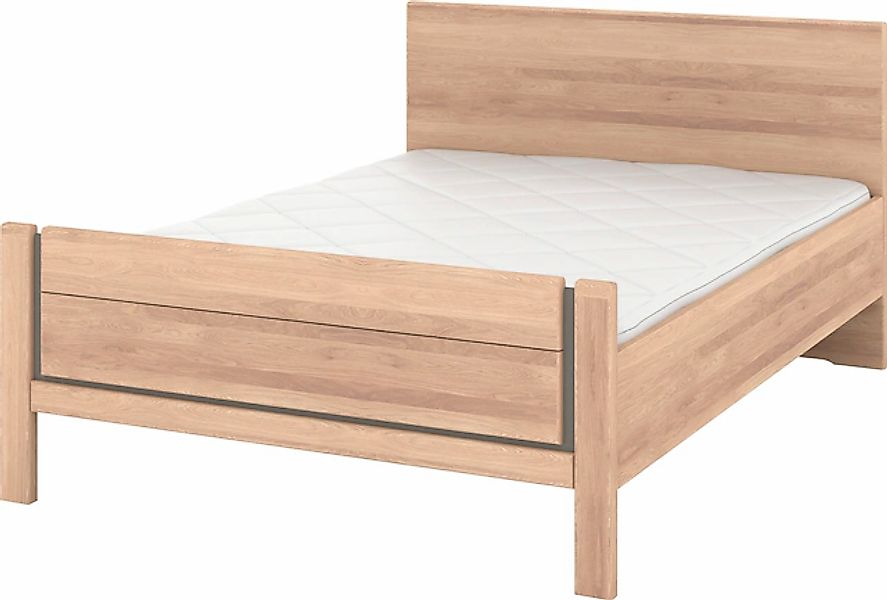 Musterring Holzbett »Sorrent, Bettgestell, Bettrahmen, teilmassiv Eiche«, ( günstig online kaufen
