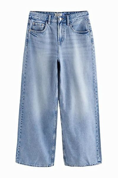 Next Weite Jeans Jeans mit weitem Bein 100 % Baumwolle – Petite (1-tlg) günstig online kaufen