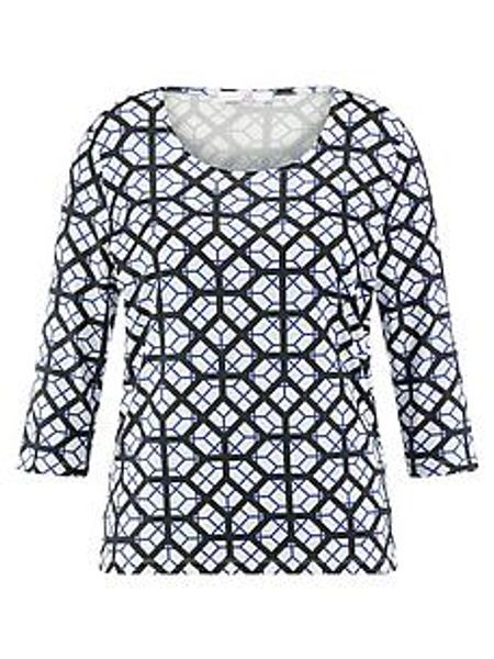 Rundhals-Shirt 3/4-Arm Emilia Lay weiss günstig online kaufen