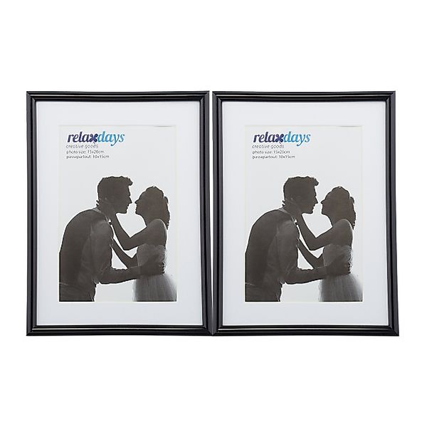 relaxdays Bilderrahmen 2er Set 15 x günstig online kaufen