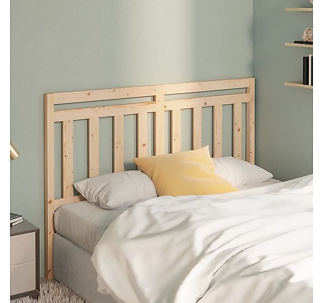 vidaXL Bett, Kopfteil 126x4x100 cm Massivholz Kiefer günstig online kaufen