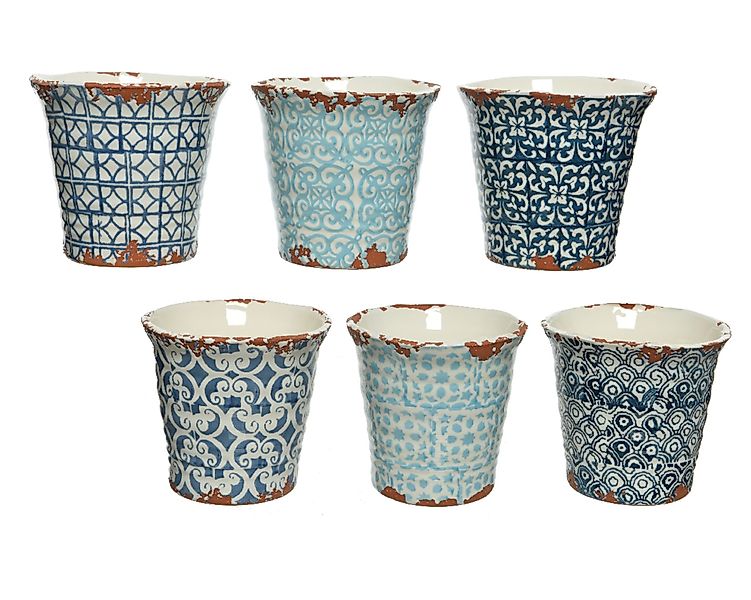 Decoris season decorations Dekovase, Blumentopf / günstig online kaufen