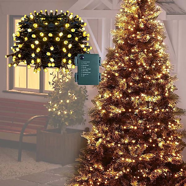 Jibenhome LED-Lichterkette Weihnachtsdeko Beleuchtung 50/100 LED, günstig online kaufen