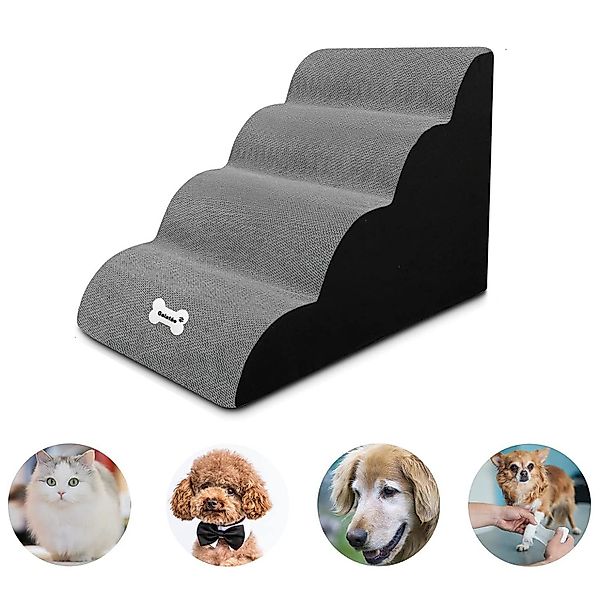 MODFU Hunderampe 3-Stufig Hundetreppe Haustiertreppe Hunde günstig online kaufen