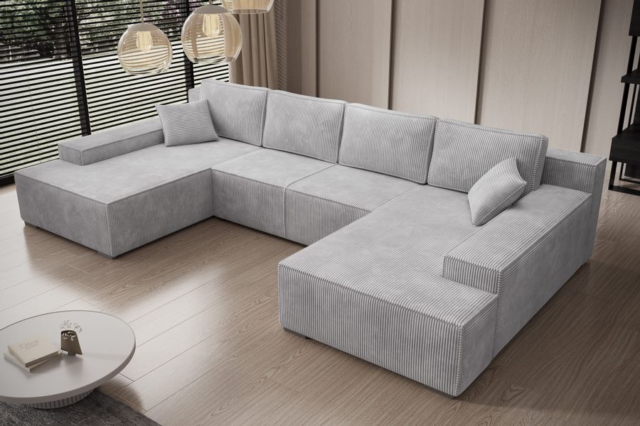 PROMETO Möbel Ecksofa Ecksofa Couch U-Form günstig online kaufen