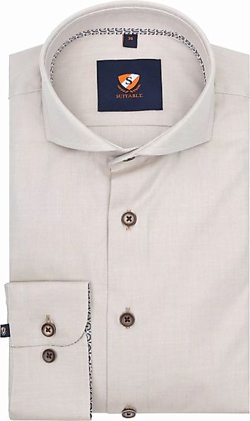 Suitable Hemd Beige - Größe 41 günstig online kaufen