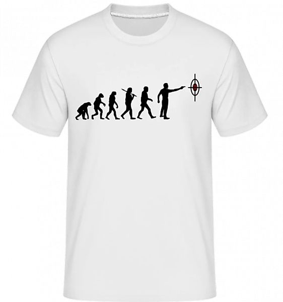 Evolution Des Schießens · Shirtinator Männer T-Shirt günstig online kaufen