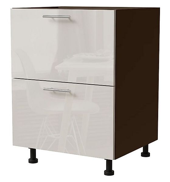 Feldmann-Wohnen Unterschrank Brerra (D2/60, 2 Schubladen - REJS Comfort Box günstig online kaufen