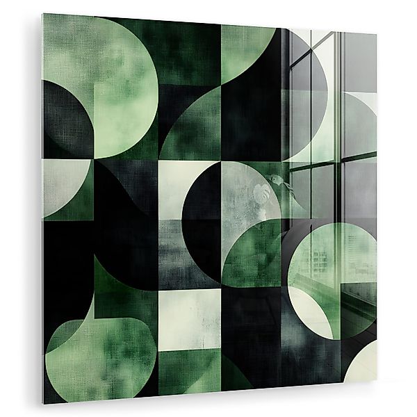 MuchoWow Acrylglasbild Abstrakt - Grün - günstig online kaufen