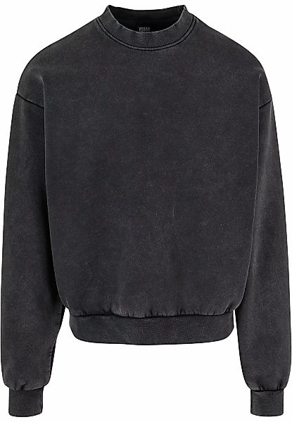 URBAN CLASSICS Rundhalspullover "Urban Classics Herren Acid Washed Crew", ( günstig online kaufen