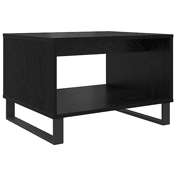 vidaXL Couchtisch Schwarz Eichen-Optik 60 x 50 x 40 cm Holzwerkstoff 879614 günstig online kaufen