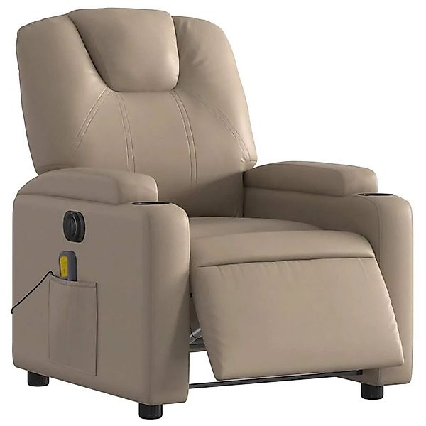 vidaXL Massagesessel Elektrisch Cappuccino-Braun Kunstleder 3204429 günstig online kaufen