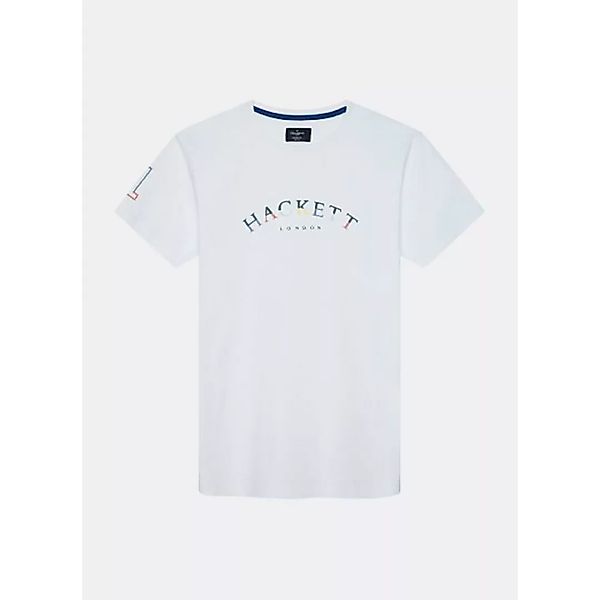 Hackett Color Logo Kurzärmeliges T-shirt 2XL White günstig online kaufen