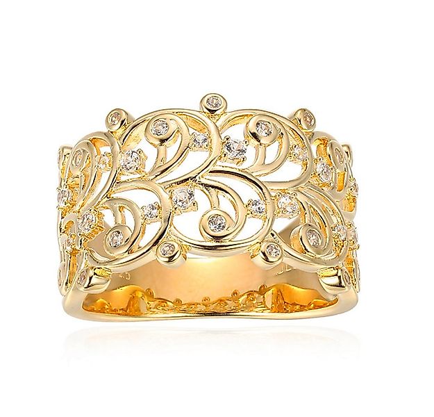 Cavill Silberring Cavill Zirkon Ring Damen, 0,32 ct, vergoldet, Sterlingsil günstig online kaufen