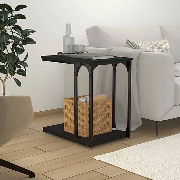 vidaXL Beistelltisch Beistelltisch Schwarz 50x35x52 cm günstig online kaufen