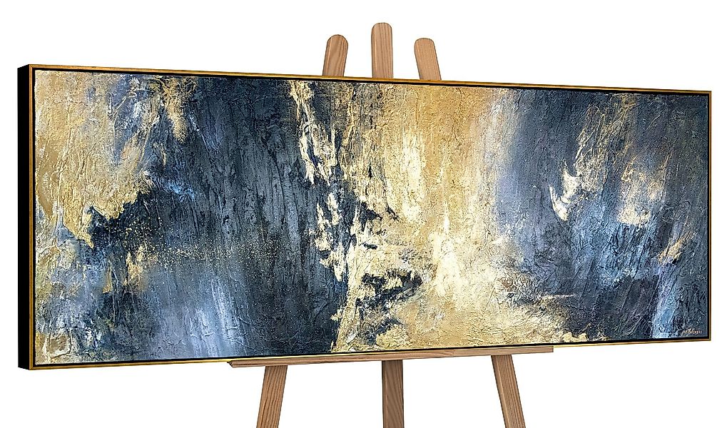 YS-Art Gemälde Spiegelungen, Abstraktes Leinwand Bild günstig online kaufen